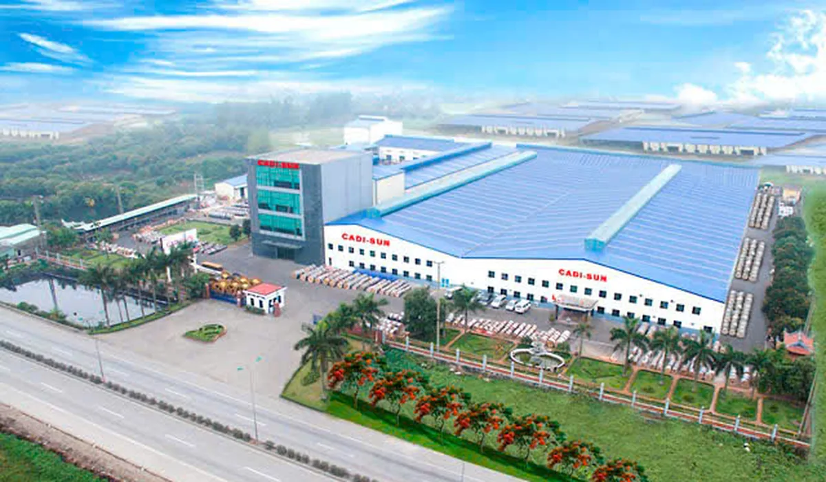 Toàn cảnh nhà máy sản xuất dây và cáp điện CADI-SUN